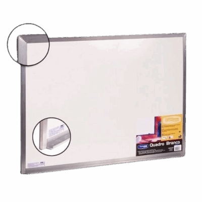 QUADRO BRANCO ALUMINIO 100X80 CORTIARTE