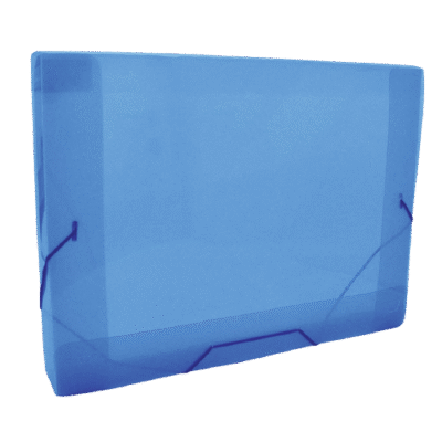 PASTA ELASTICO OFICIO 40MM AZUL DAC