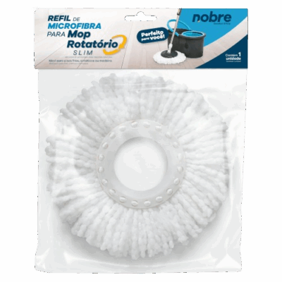 REFIL MOP UMIDO GIRATORIO SLIM NOBRE