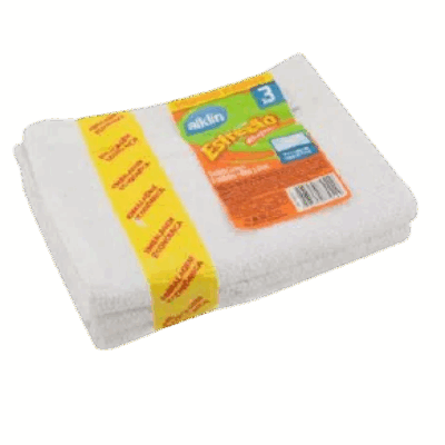 PANO DE CHAO FLANELADO C/3UN ALKLIN