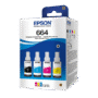 KIT REFIL TINTA 664 70ML 4 CORES EPSON