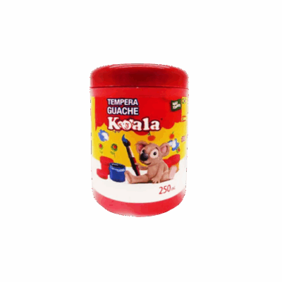 TINTA GUACHE 250ML VERMELHA KOALA