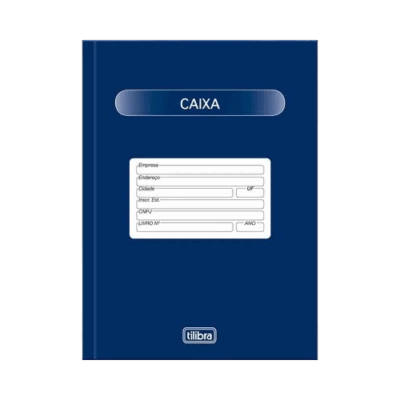 LIVRO CAIXA PEQUENO 100FLS TILIBRA
