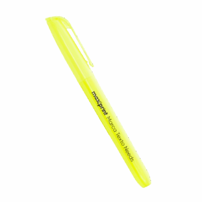 MARCA TEXTO NEEDS AMARELA MAXPRINT