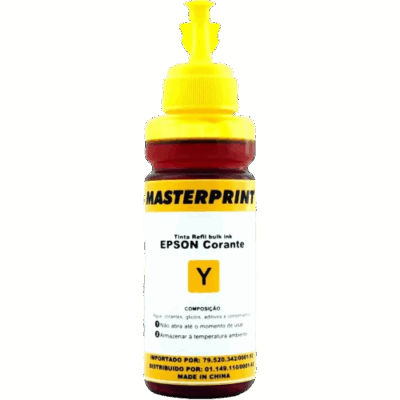 REFIL TINTA EPSON 664 AMARELA 100ML MASTERPRINT