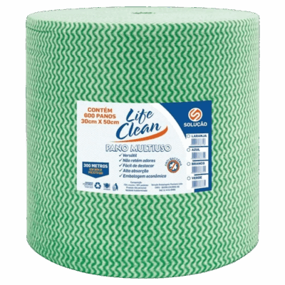 PANO MULTIUSO 28X300MT VERDE LIFECLEAN
