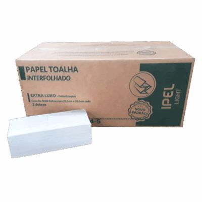 PAPEL TOALHA 2000FL 2 DOBRAS IPEL LIGHT