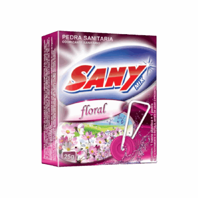PEDRA SANITARIA FLORAL 25GR SANY