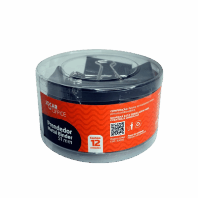 PRENDEDOR BINDER CLIP 51MM C/12 JOCAR