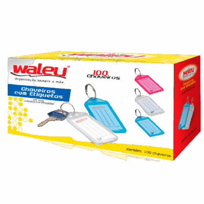 ORGANIZADOR DE CHAVES C/100 WALEU