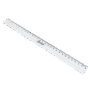 REGUA DE 30CM CRISTAL ACRINIL
