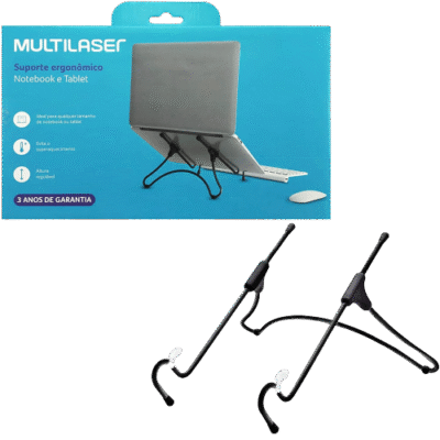 SUPORTE REGULAVEL P/NOTEBOOK AC376 MULTILASER