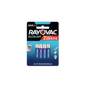 PILHA ALC PALITO AZUL AAA C/4UN RAYOVAC