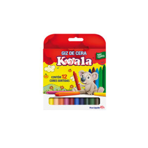 GIZ DE CERA 49G C/ 12 CORES KOALA