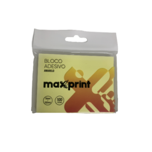 BLOCO MAXPRINT AMARELO 76X102 **