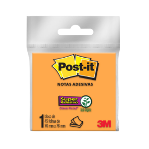 POST-IT LARANJA 76X76 45 FLS 3M