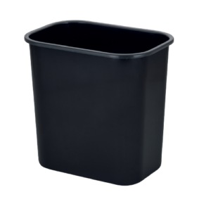 CESTO P/ LIXO PRETO RETANGULAR 12,5LT WALEU