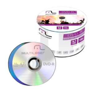 DVD R 4,7GB C/50UN MULTILASER
