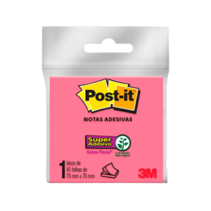 POST-IT ROSA 76X76 45 FLS 3M