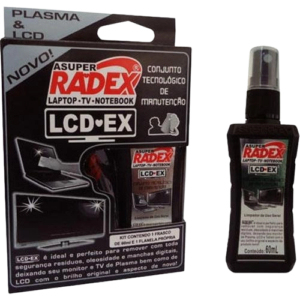LIMPADOR LCDEX 60ML C/ FLANELA RADEX