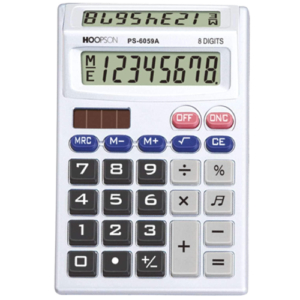 CALCULADORA DE MESA 8DIG PS6059A PILHA HOOPSON