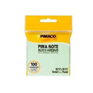 BLOCO ANOTACOES VERDE 76X76 100F PIMACO