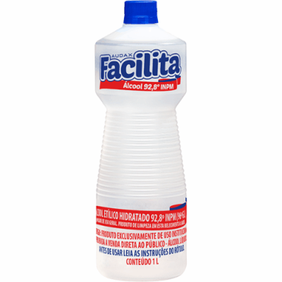 ALCOOL 92,8 ETILICO 1L AUDAX