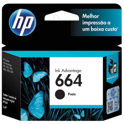 CARTUCHO 664 PRETO HP