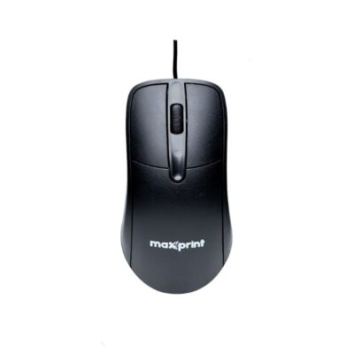 MOUSE OTICO USB PRETO 1200DPI MAXPRINT
