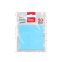 BLOCO ANOTACOES TRANSP AZUL 75X75 50F KEEP