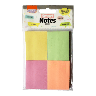 BLOCO DE ANOTACOES COLOR 38X51MM BRW