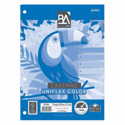 BLOCO P/ FICHARIO 96FLS COLOR JANDAIA