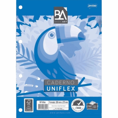 BLOCO P/ FICHARIO 96FLS BRANCO JANDAIA