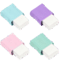 BORRACHA BRANCA C/CAPA PASTEL BRW