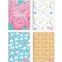 CADERNO 1 MATERIA 80 FOLHAS CAPA DURA STELLA JANDAIA