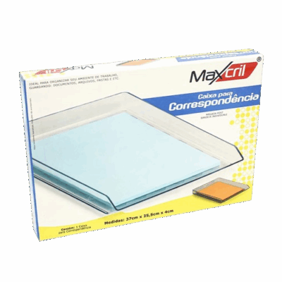 CAIXA CORRESPONDENCIA SIMPLES CRISTAL WALEU