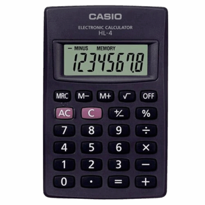 CALCULADORA DE BOLSO 8DIG HL-4A CASIO