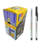 CANETA 0.7 PRETA C/ 50 UNI COMPACTOR