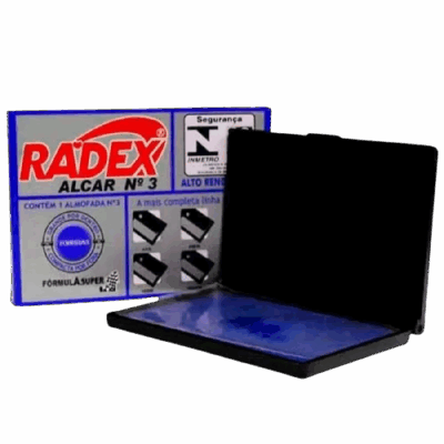 ALMOFADA P/CARIMBO AZ N3 RADEX