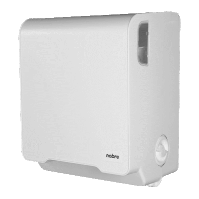 DISPENSER PAPEL TOALHA AUTOCORTE BRANCO NOBRE
