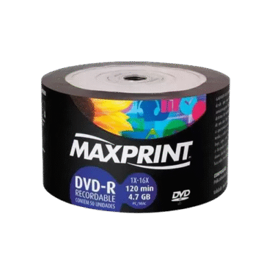 DVD R 4,7GB C/50UN MAXPRINT