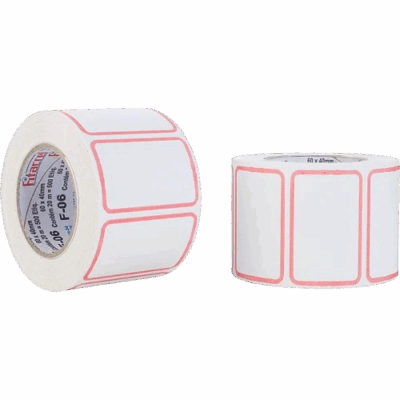 ETIQUETA TARJADA ROLO F-06 FITACREL