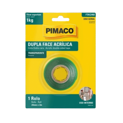 FITA DUPLA FACE ACRILICA 24X2 PIMACO