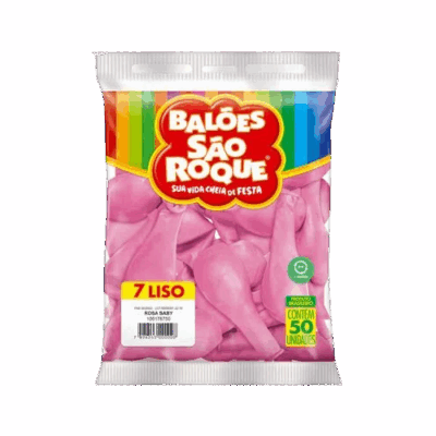 BALAO N°7 RS BABY C/50UN SAO ROQUE