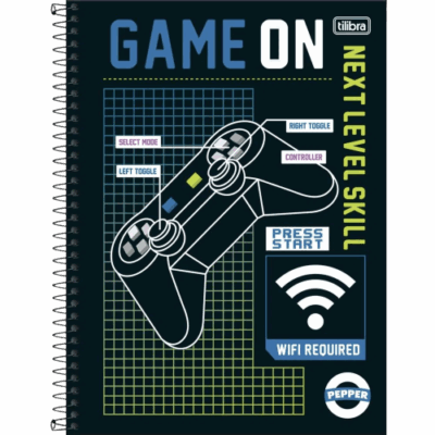 CADERNO 10X1 160FLS PEPPER TILIBRA