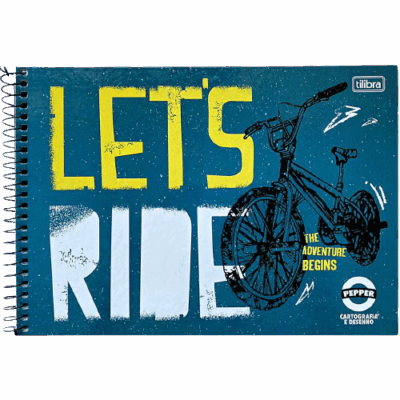 CADERNO DESENHO PEPPER 40 FOLHAS S/S TILIBRA