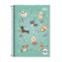 CADERNO 1/4 ESPIRAL /CAPA DURA 80 FOLHAS PEPPER TILIBRA