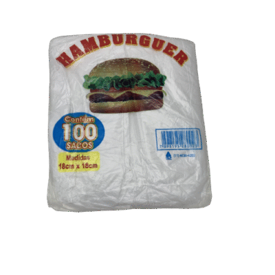 SACO P/ HAMBURGUER 18X18 C/1000UN