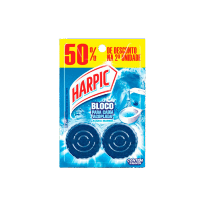 PEDRA SANITARIA ACOPLADA C/2 HARPIC MARINE