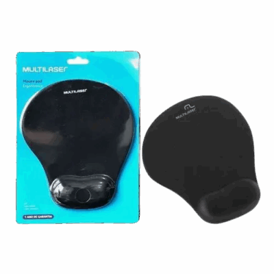 BASE P/MOUSE C/APOIO EM GEL PT MULTILASER